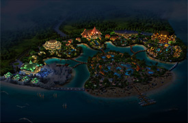 恒大?；◢u景觀(guān)照明