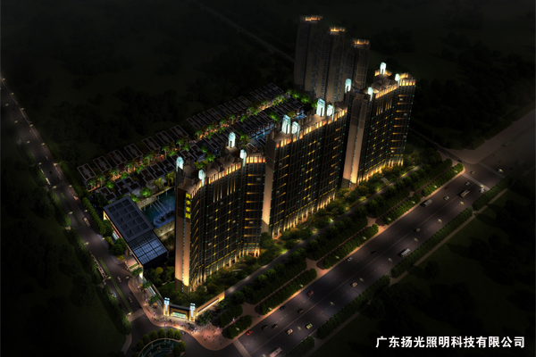 景天地產(chǎn):東莞景天花園城戶外亮化工程